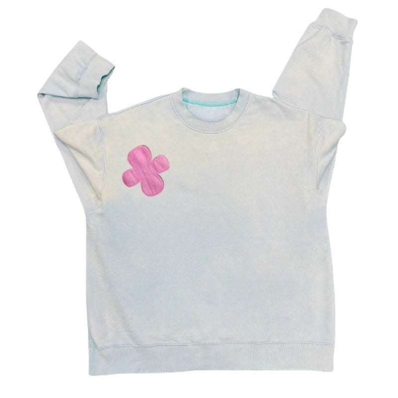 Minimalist Flower Design Casual Sweatshirt